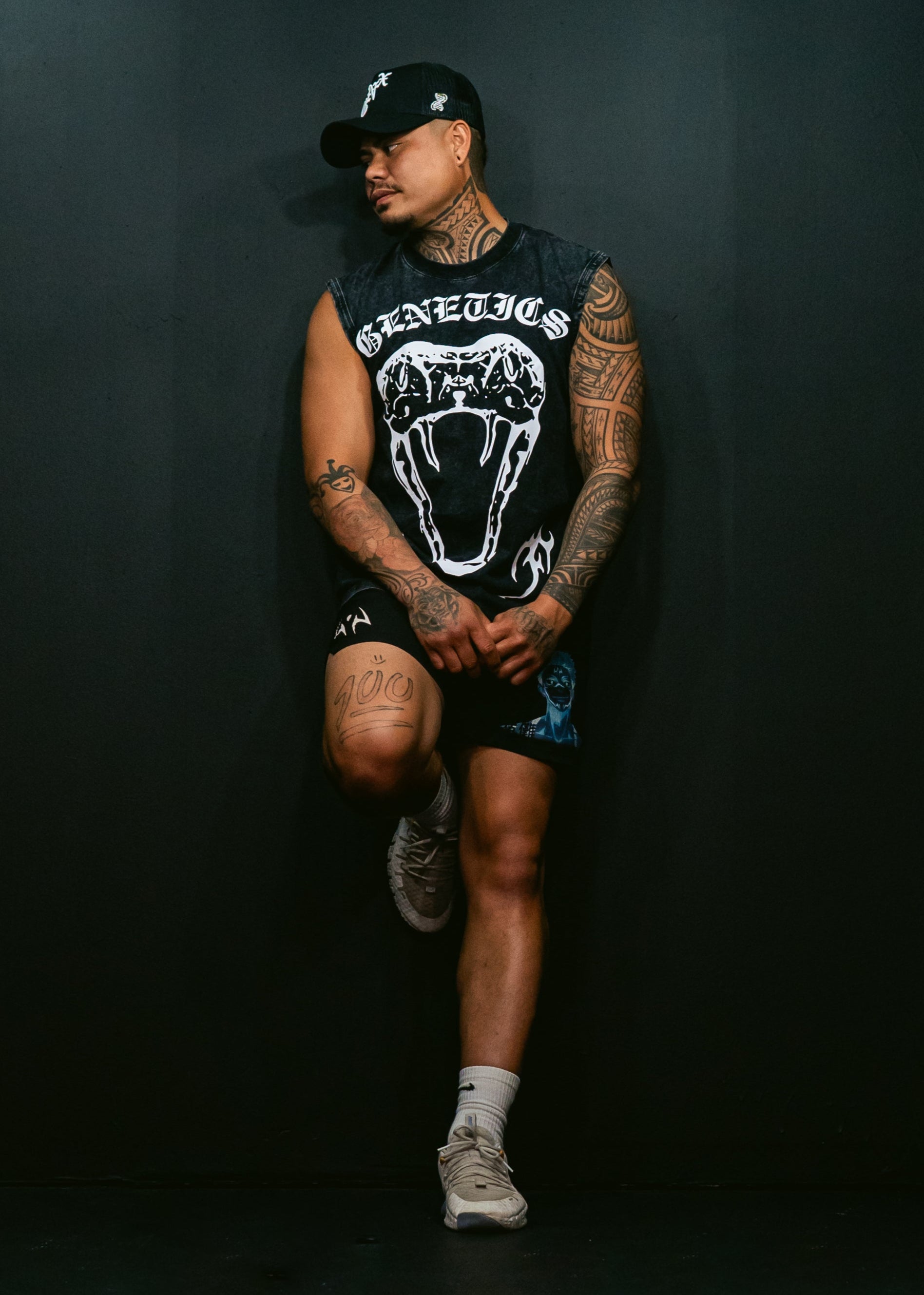 Snake Sleeveless Tee