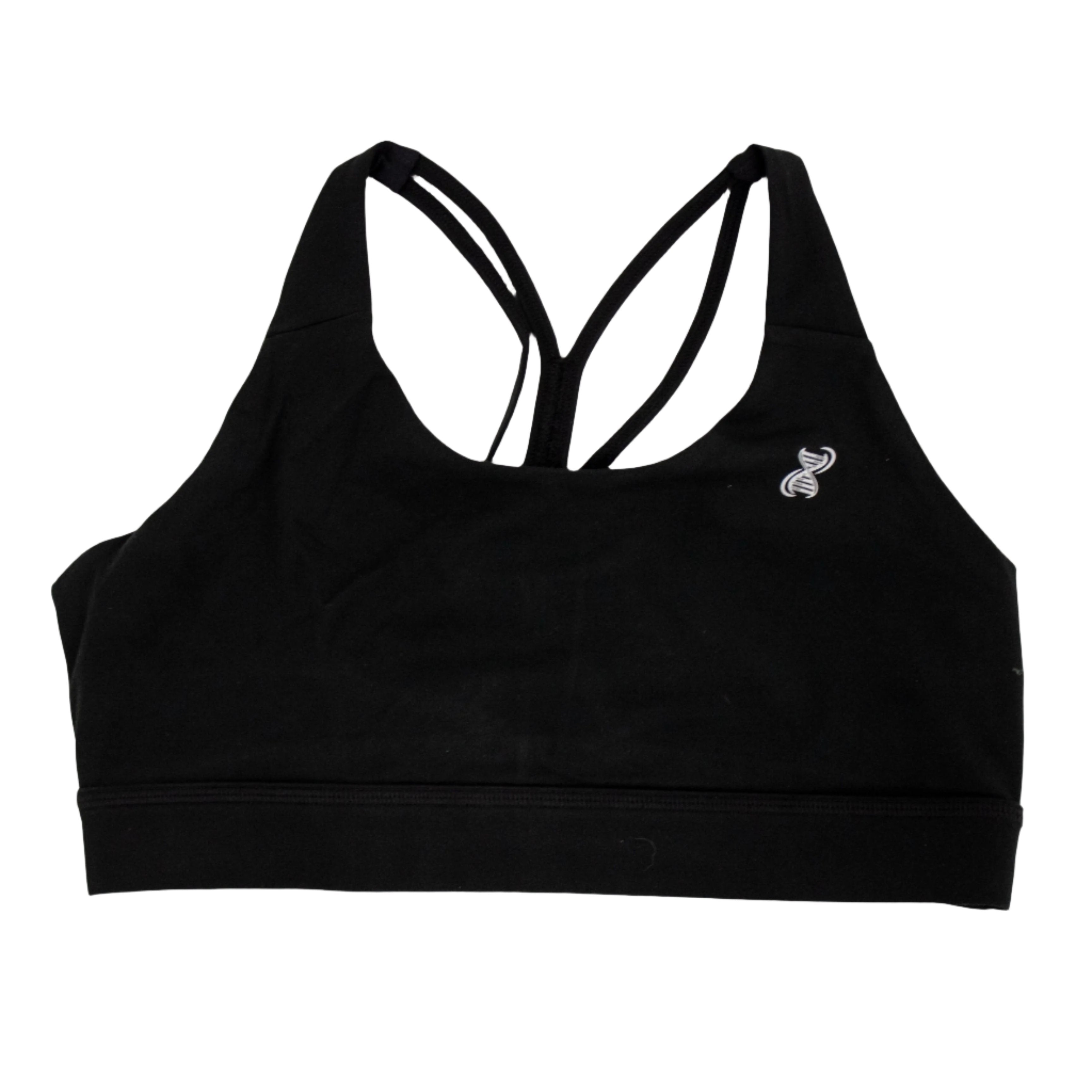 Black Cross Back Sports bra