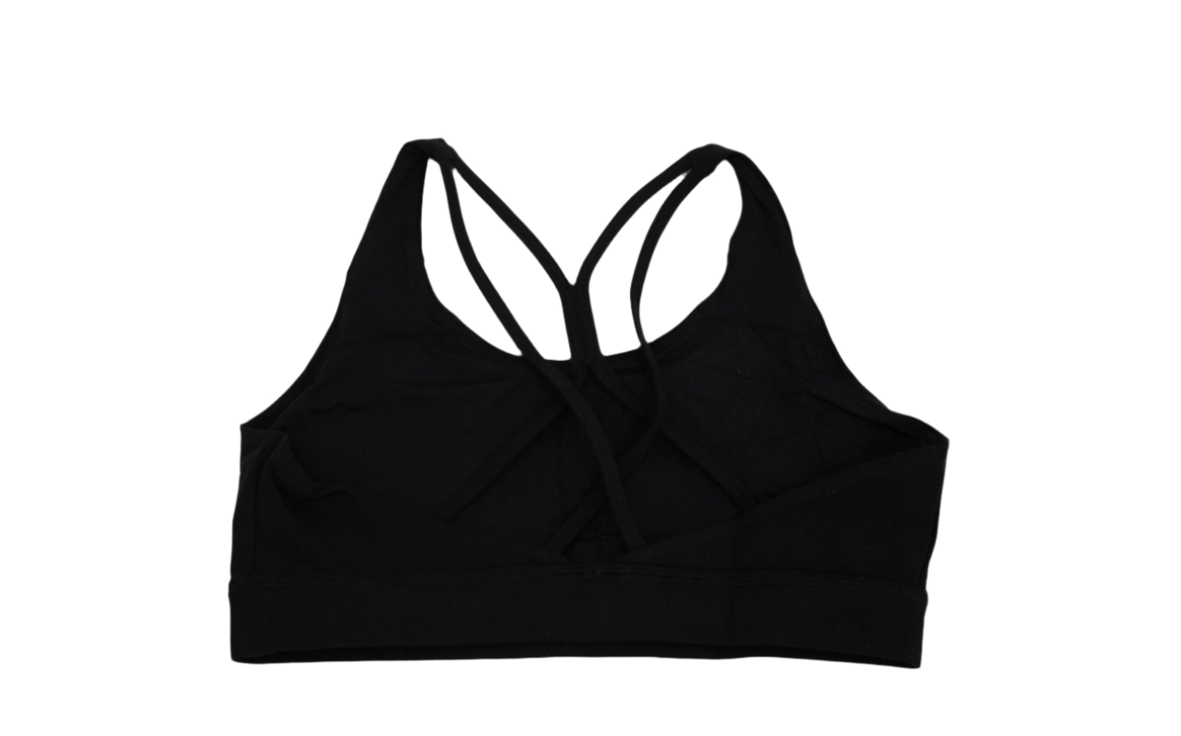 Black Cross Back Sports bra